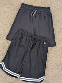 2 Activewear Black Shorts Boys Size M~Gap Kids &  All In Motion~New~Price Includes Both Shorts