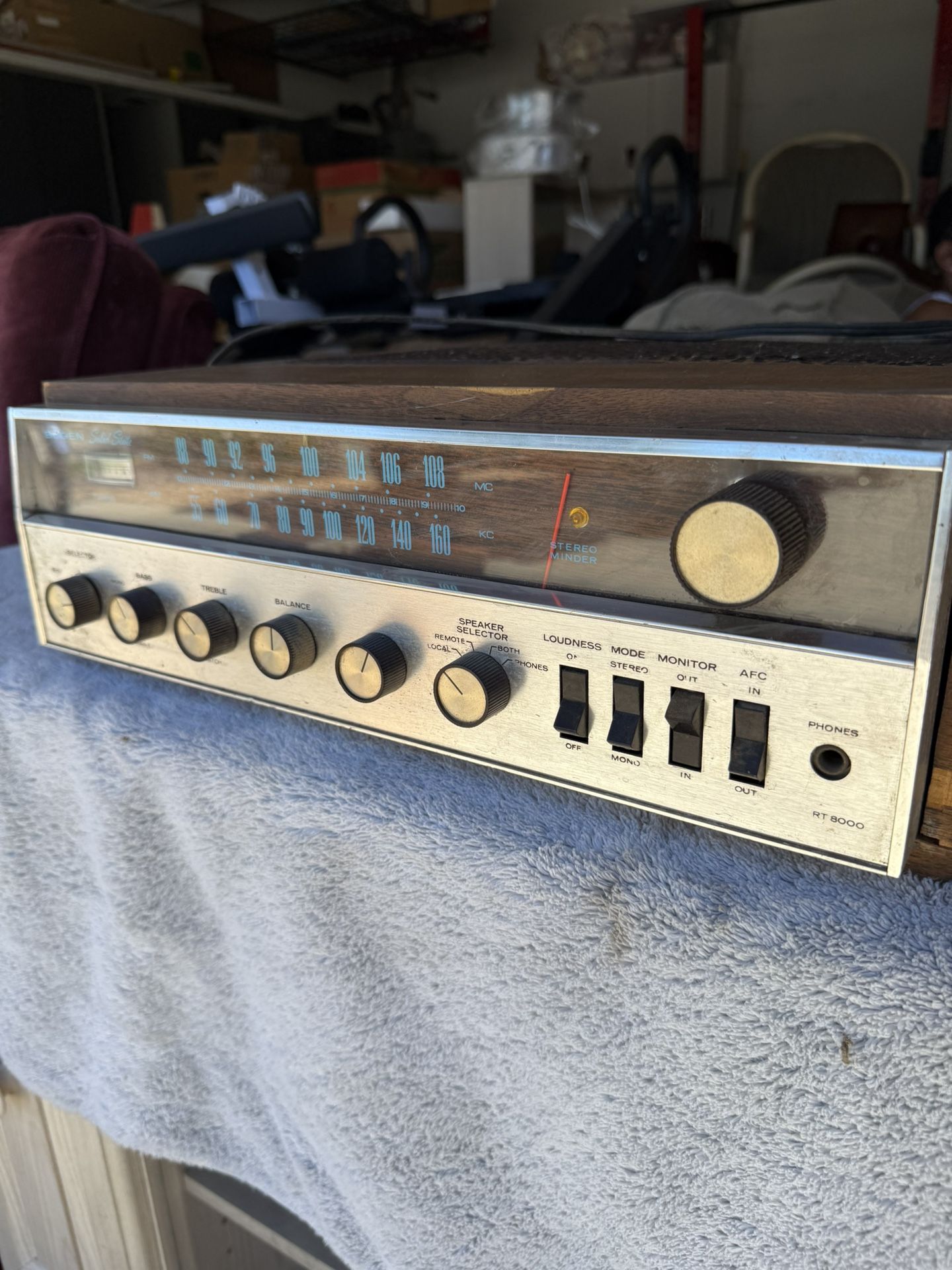 Vintage BOGEN RT 8000 Stereo AM FM Receiver - Works!