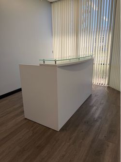 ⚡️Flash Sale Modern Glass Reception Desk