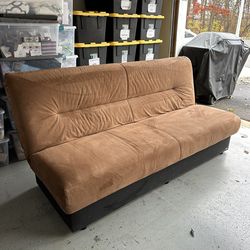Brown Futon Storage