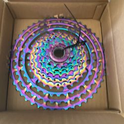 10 Speed Cassette “Oil Slick” Color