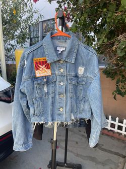 Women’s Bad Religion Denim Jacket (M)
