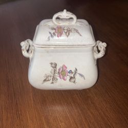 Antique China Sugar Bowl