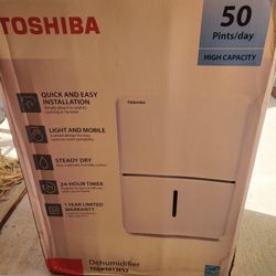 Toshiba Dehumidifier New