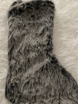 Christmas Faux Fur Stocking