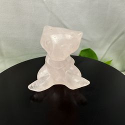 Crystal Quartz Mew Pokemon Carving
