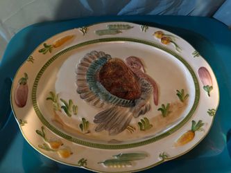 Turkey 🦃 Platter Embossed