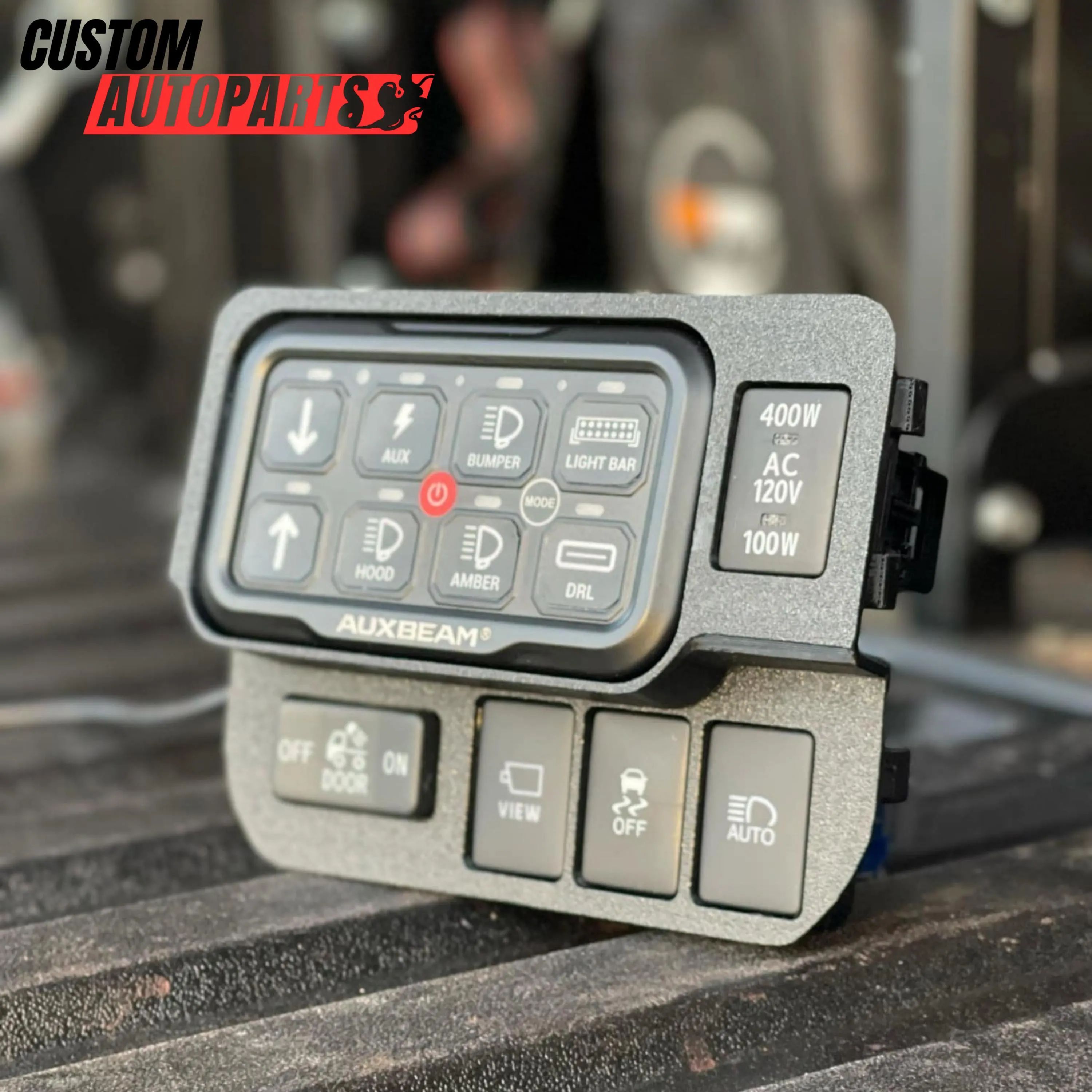 thumbnail image 2 of Crossroads 3D Dash Mount For Auxbeam 8-Gang Switch Panel - Honda Pioneer 1000 2022+ 2 of 6