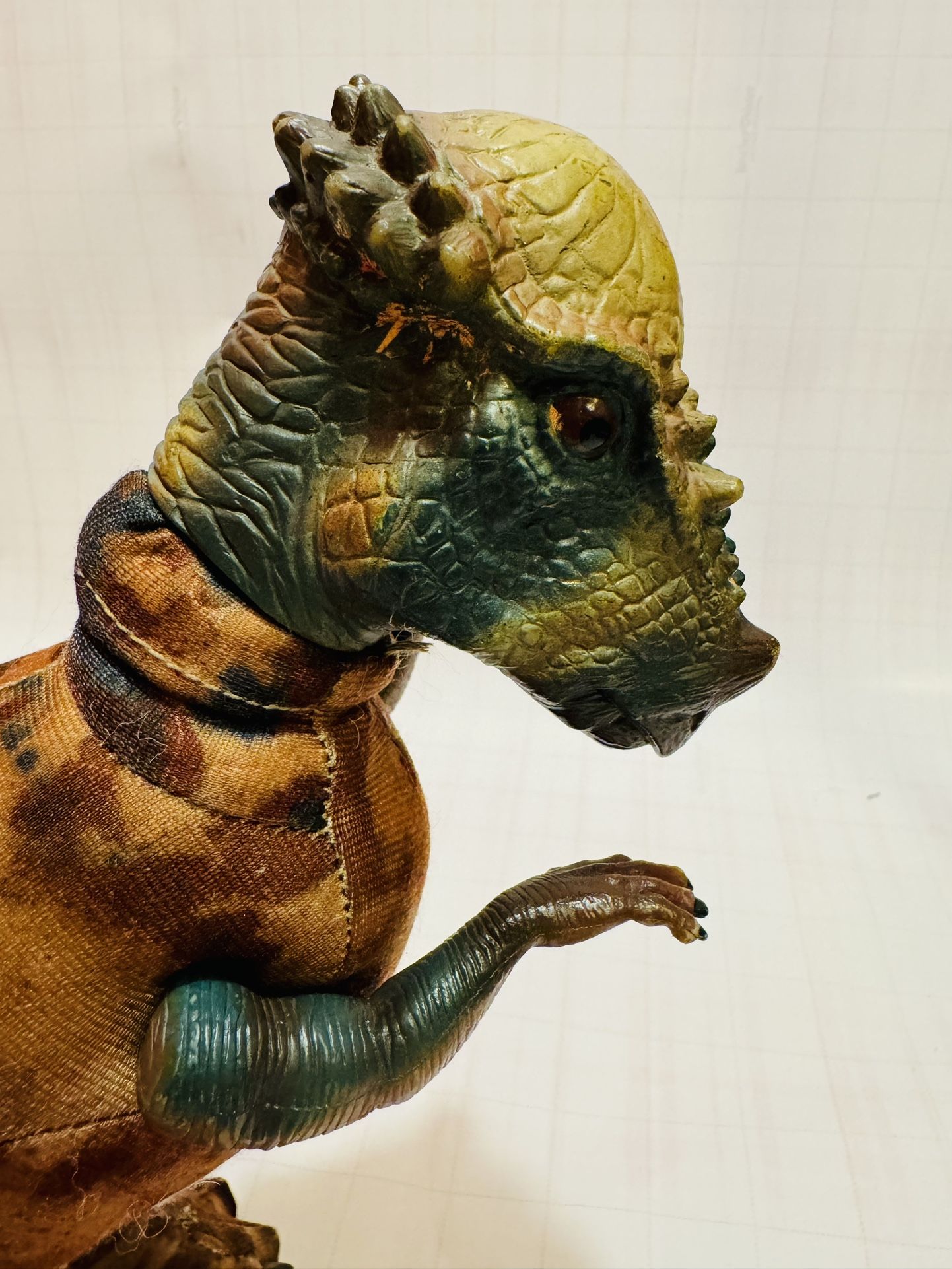 Jurassic Park Lost World Plush Pachycephalosaurus Vinyl Head 1997 Vintage