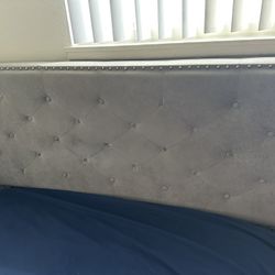 Velvet Bed Headboard And Frame