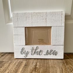 "By The Sea" coastal wall photo frame.