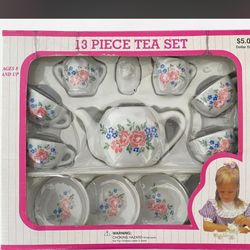 Porcelain Glass tea set