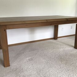 Large Vintage IKEA Solid Wood Dining Table