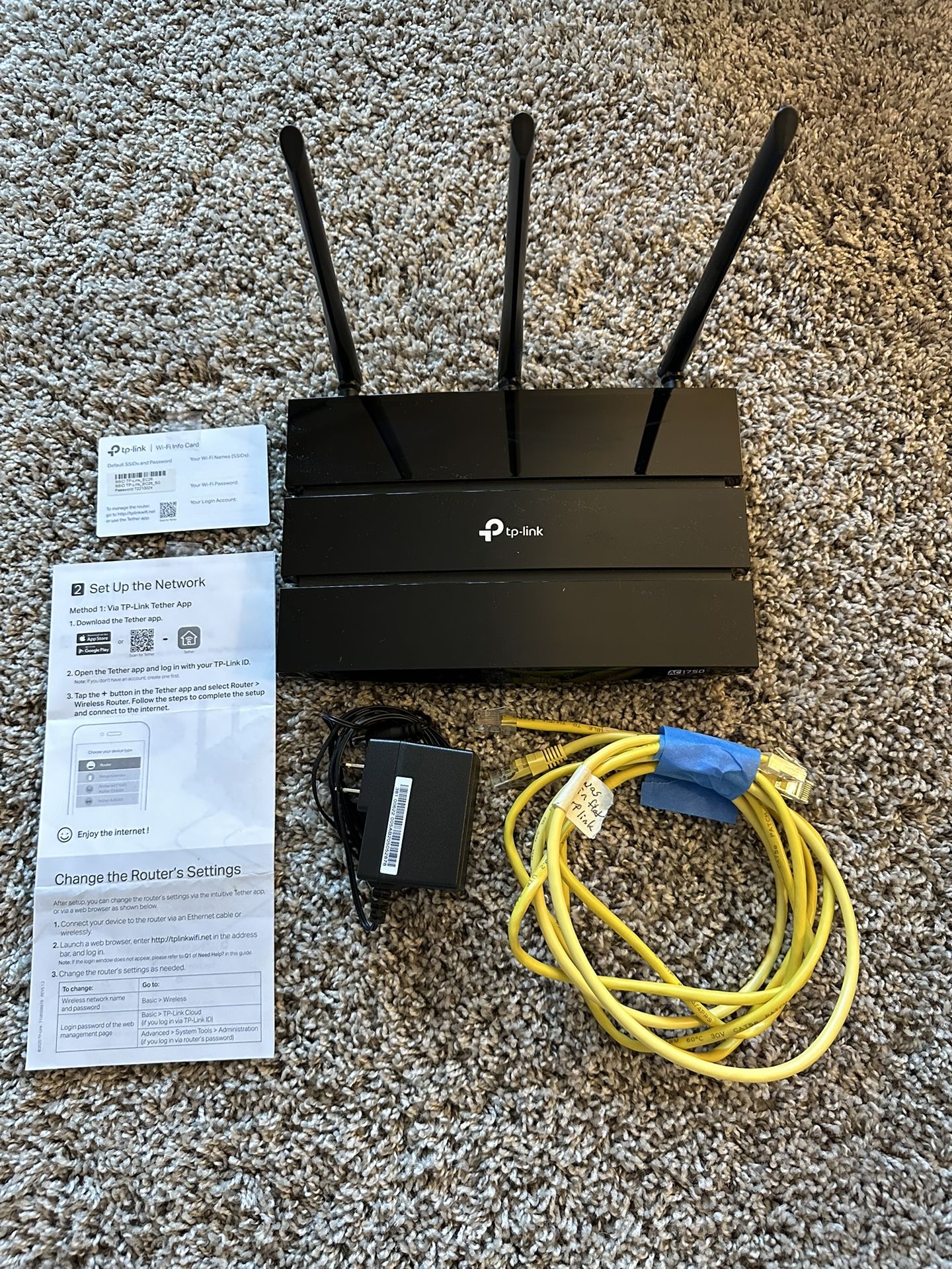 Tp-Link AC1750 Wireless Dual Band Gigabit Router