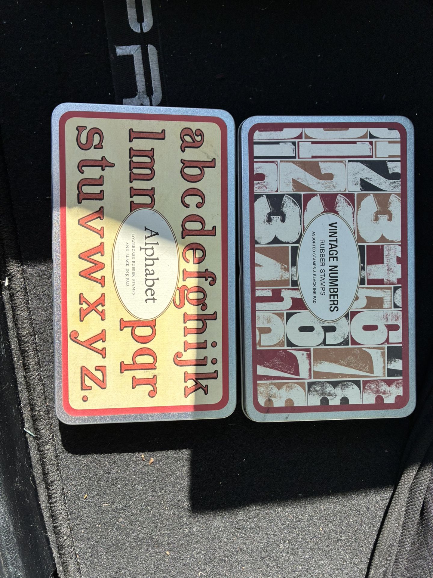 Vintage Letter And Number Stamps