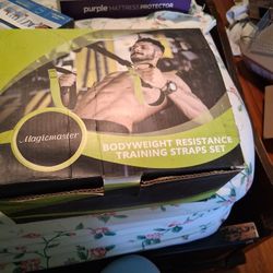 Bodyweight Resistance Training Straps Set, NEW