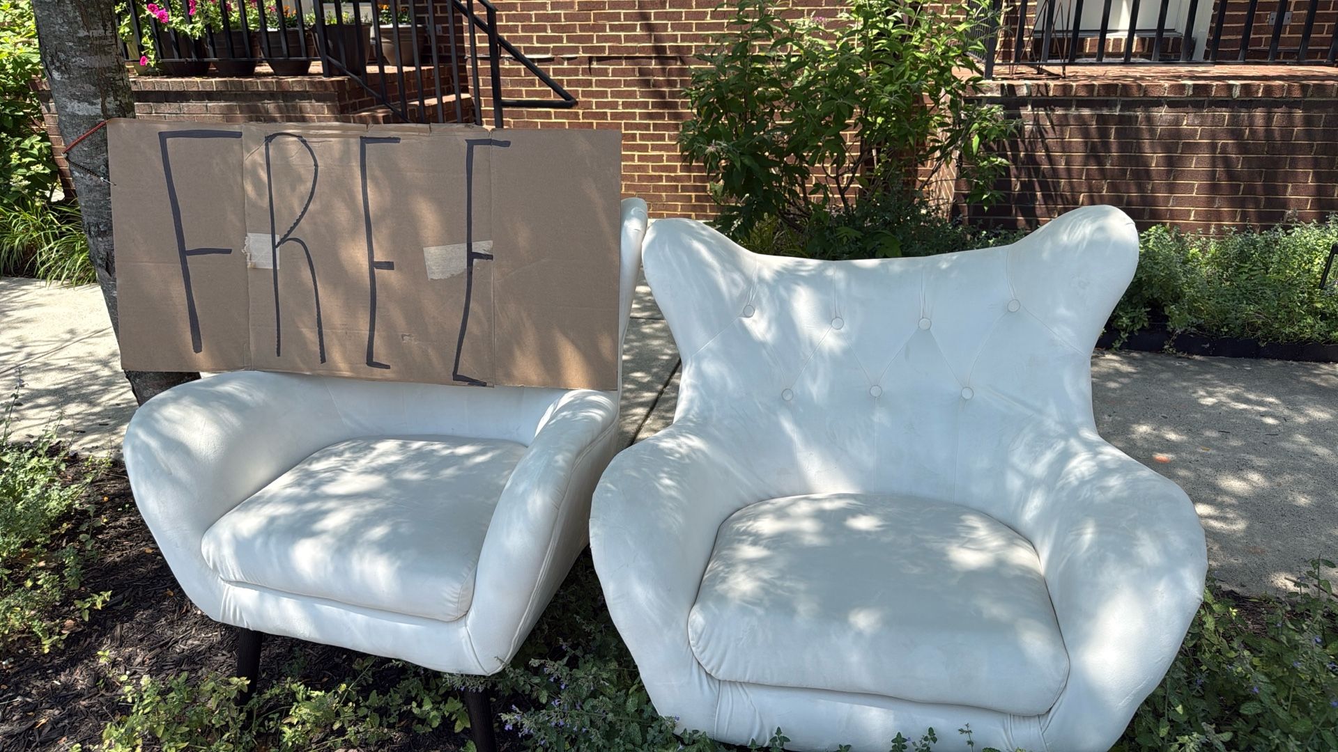 FREE Cream colored chairs