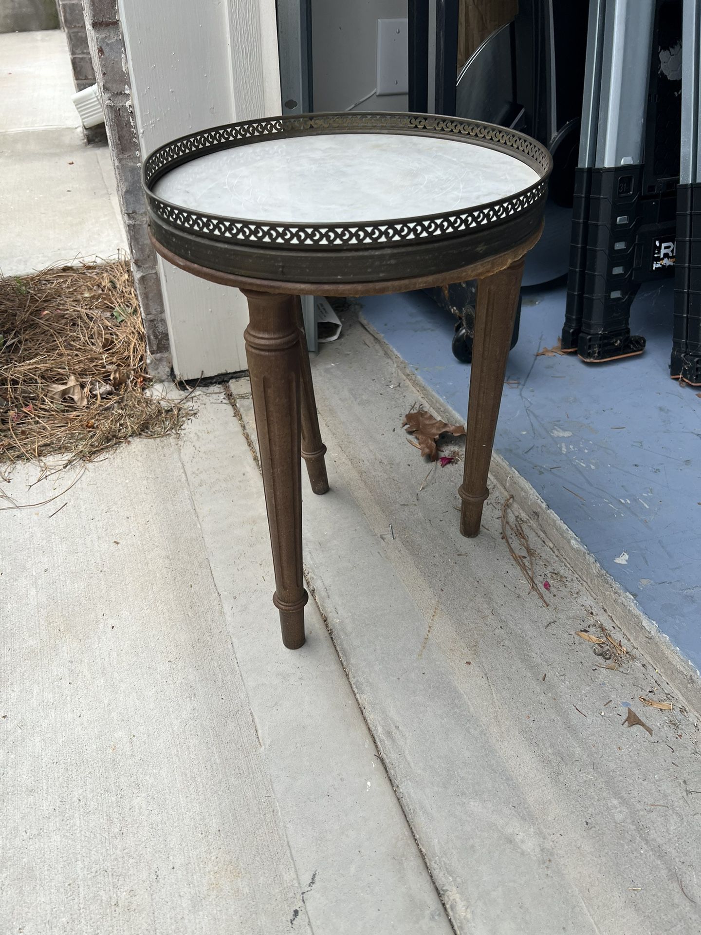 Antique Love! Bring This Little Vintage Marble French Louis XVI Table Back To Life