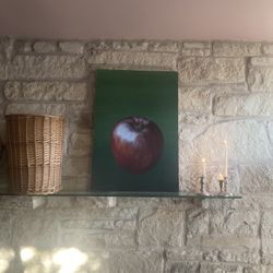 Vintage Apple Painting 