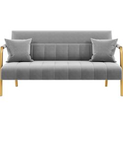 56.5" Small Sofa 2 Seater Couch