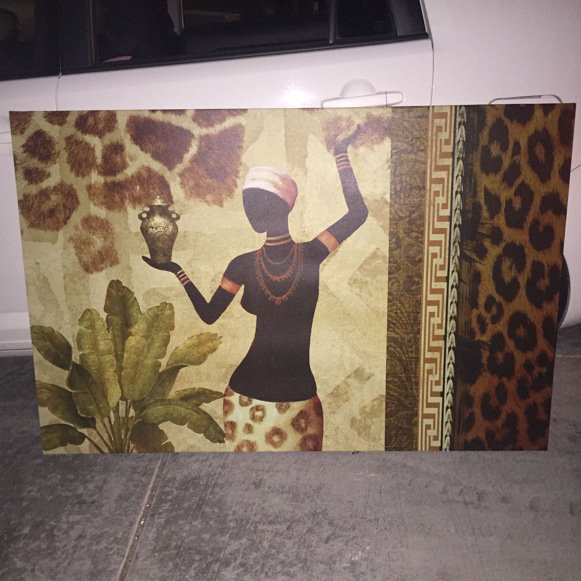Huge canvas painting. (Aprox 4ft Length)*make offer