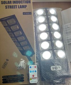 Solar Induction Street Lamp W789B-6 with Remote