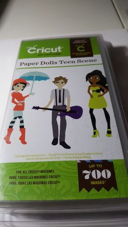 cricut cartridge ..Paper Dolls Teen Scene