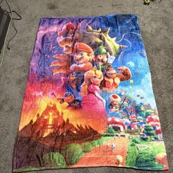 Super Mario World Throw Blanket