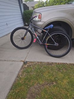 Haro 29inch Has a Smothie Front Tire And A Back Maxix