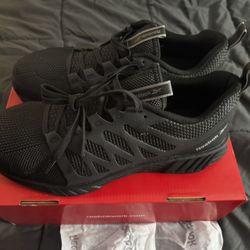 Reebok RB4317 Fusion Flexweave Work Shoes Men’s 11.5 Black Composite Toe