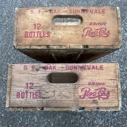 Antique Crates And Oil Can
