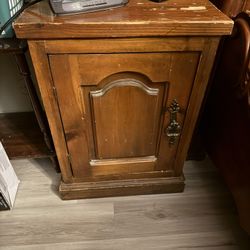 2 Dark Brown Nightstands