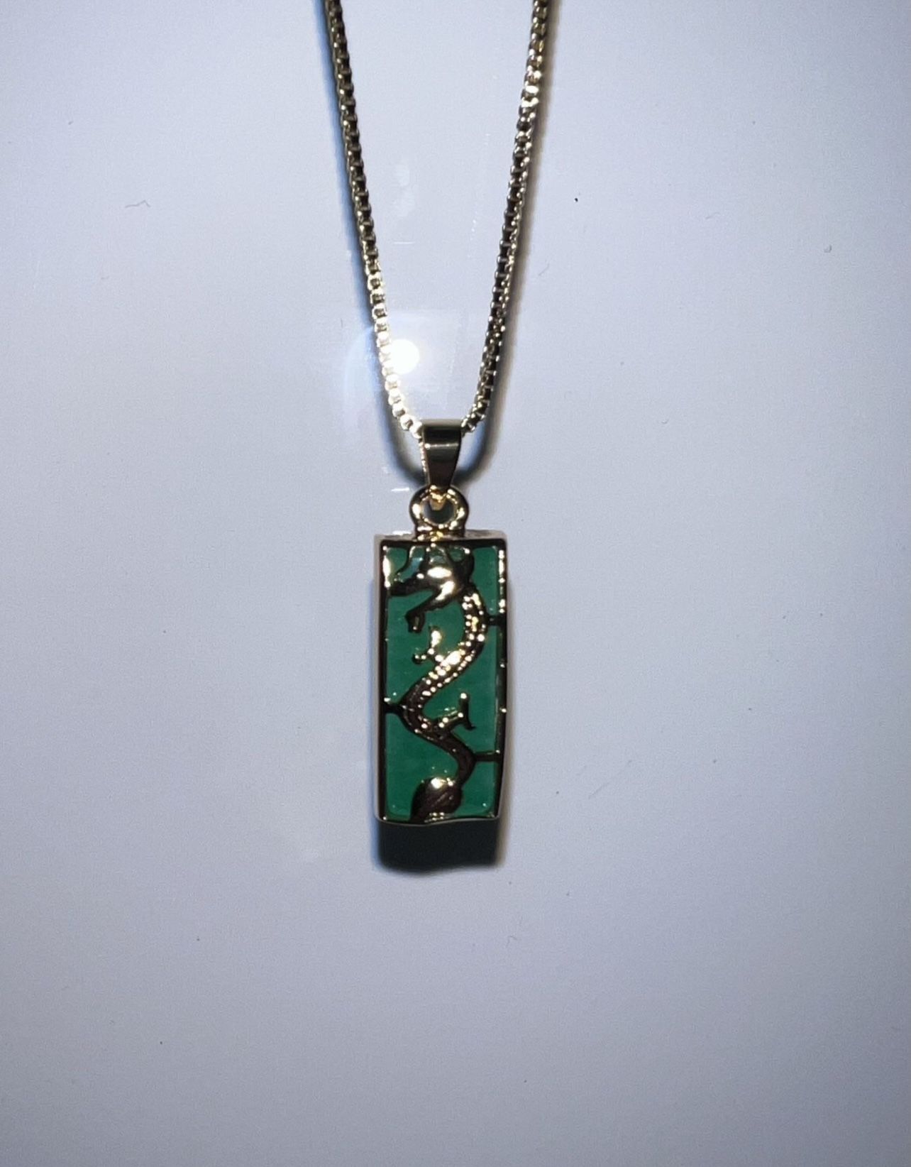 Jade Dragon Necklace