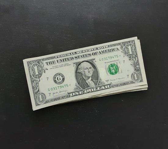 One Dollar * Bills (12 Total)
