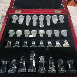 Glass Chess Set