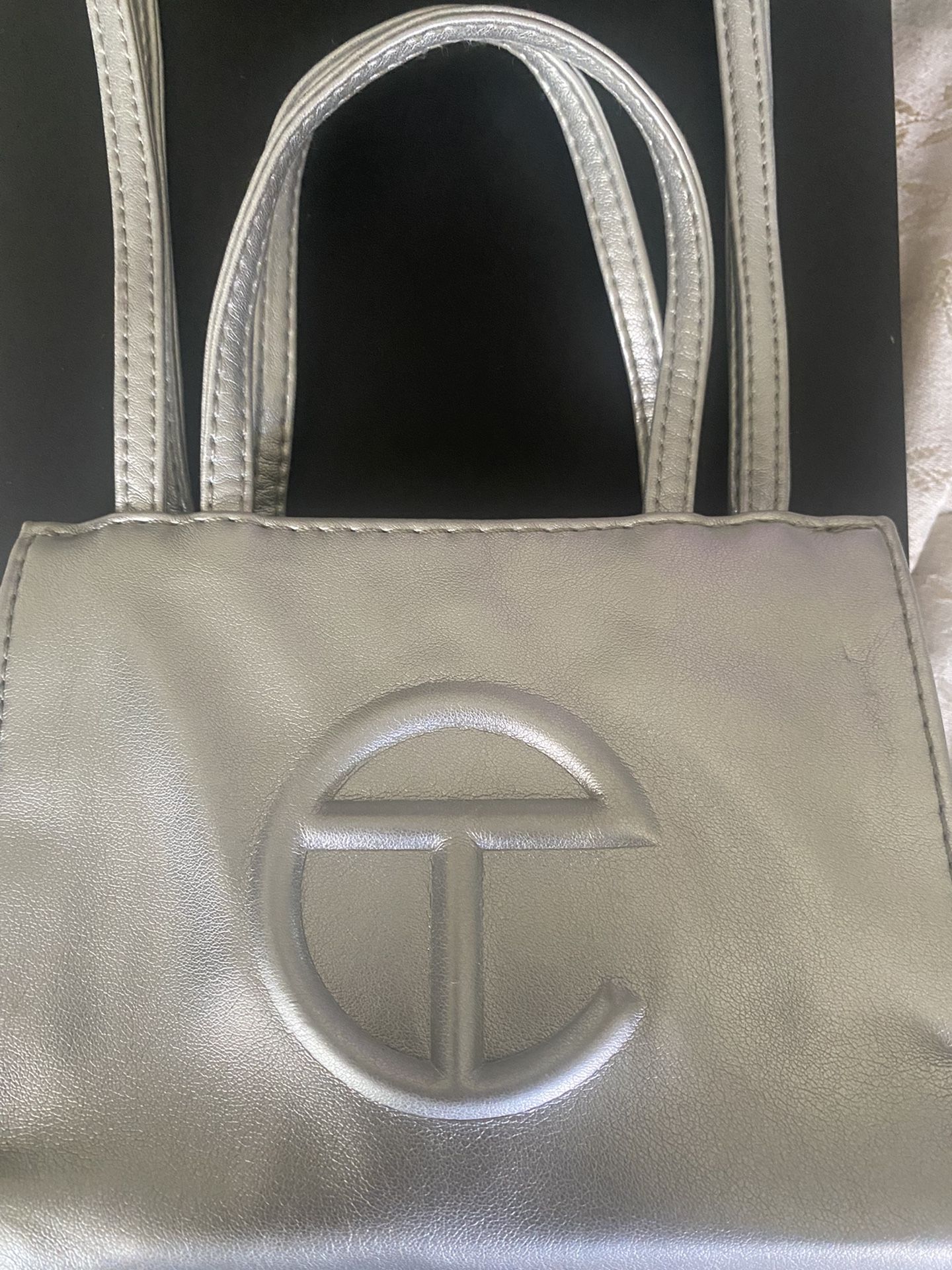 Silver Telfar Mini Bag