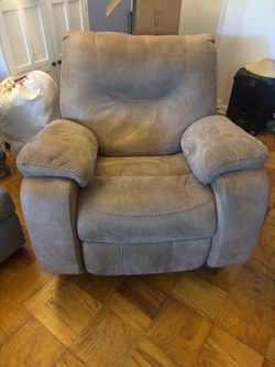 Big soft very comfortable rocking reclining chair
