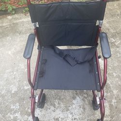 Ultra Light Weight Transport Chair 18 Inches Wide