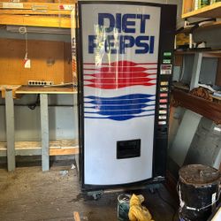 Vintage Diet Pepsi Machine. 