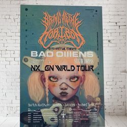 Bad Omens And Bring Me The Horizon Poster On 4x6 Aluminum Print 