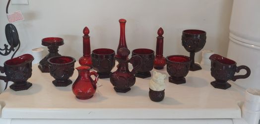 VINTAGE AVON RUBY RED COLLECTION