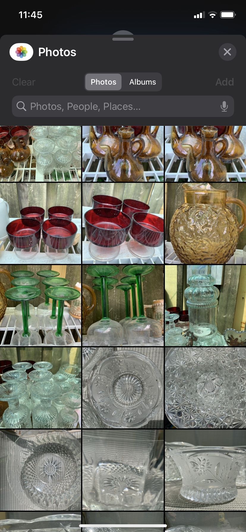 Vintage Original Glassware Sale