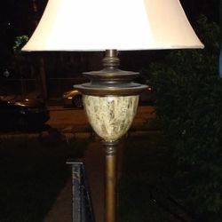 Pair Of Lamps With The Shades 