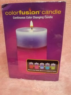 Color Fusion candle