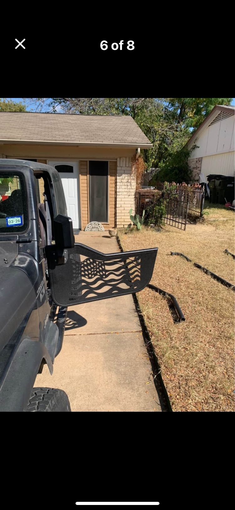 Jeep Wrangler, American flag doors