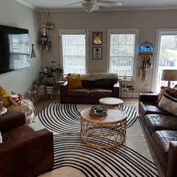 Full Couch, Love Seat & Chair