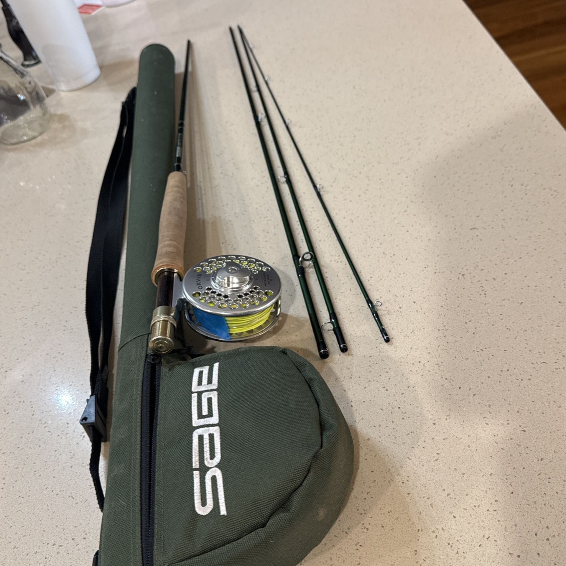 Fly fishing - Sage VXP 590-4 w/Orvis access mid arbor III