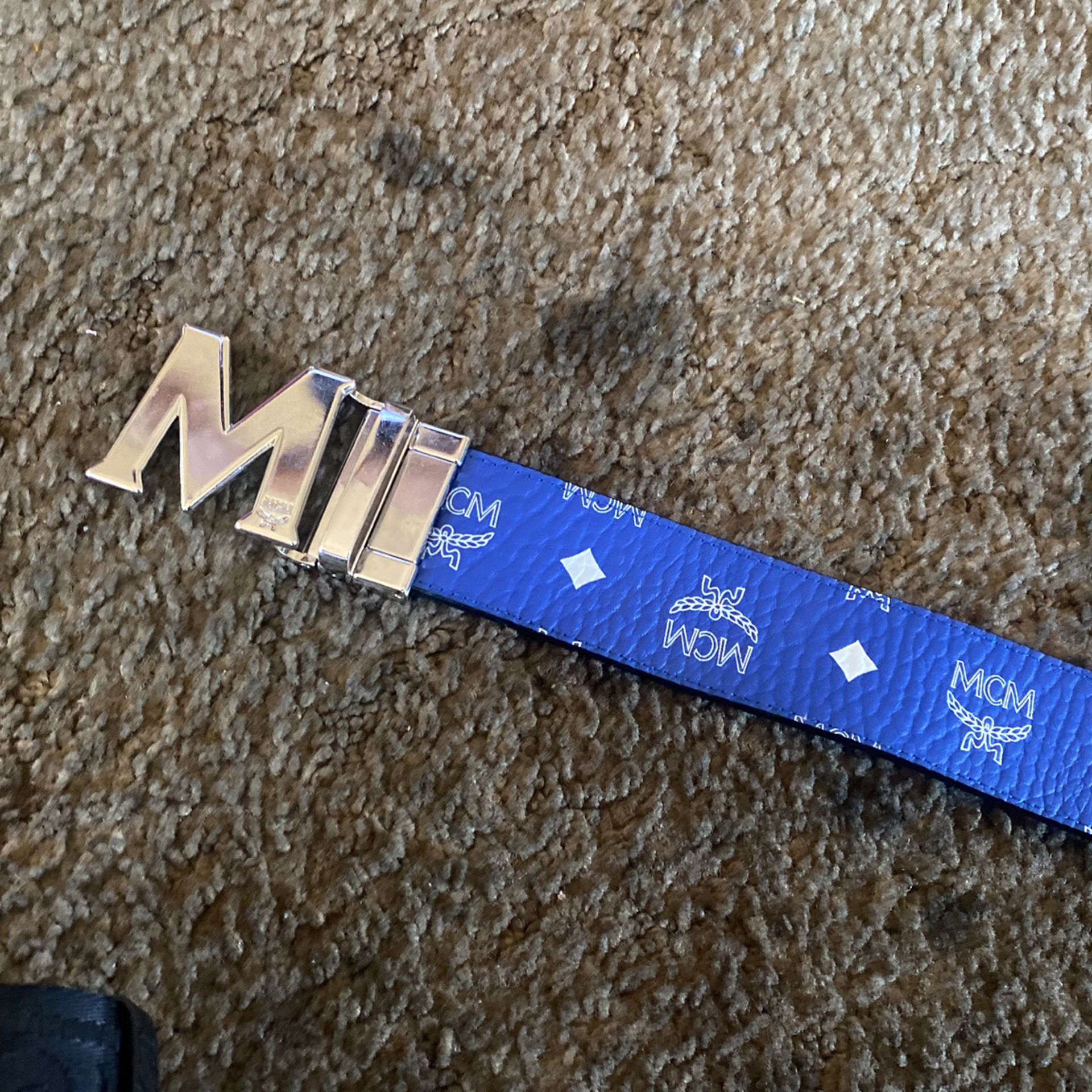 Royal Blue Mcm Belt for Sale in Los Angeles, CA - OfferUp