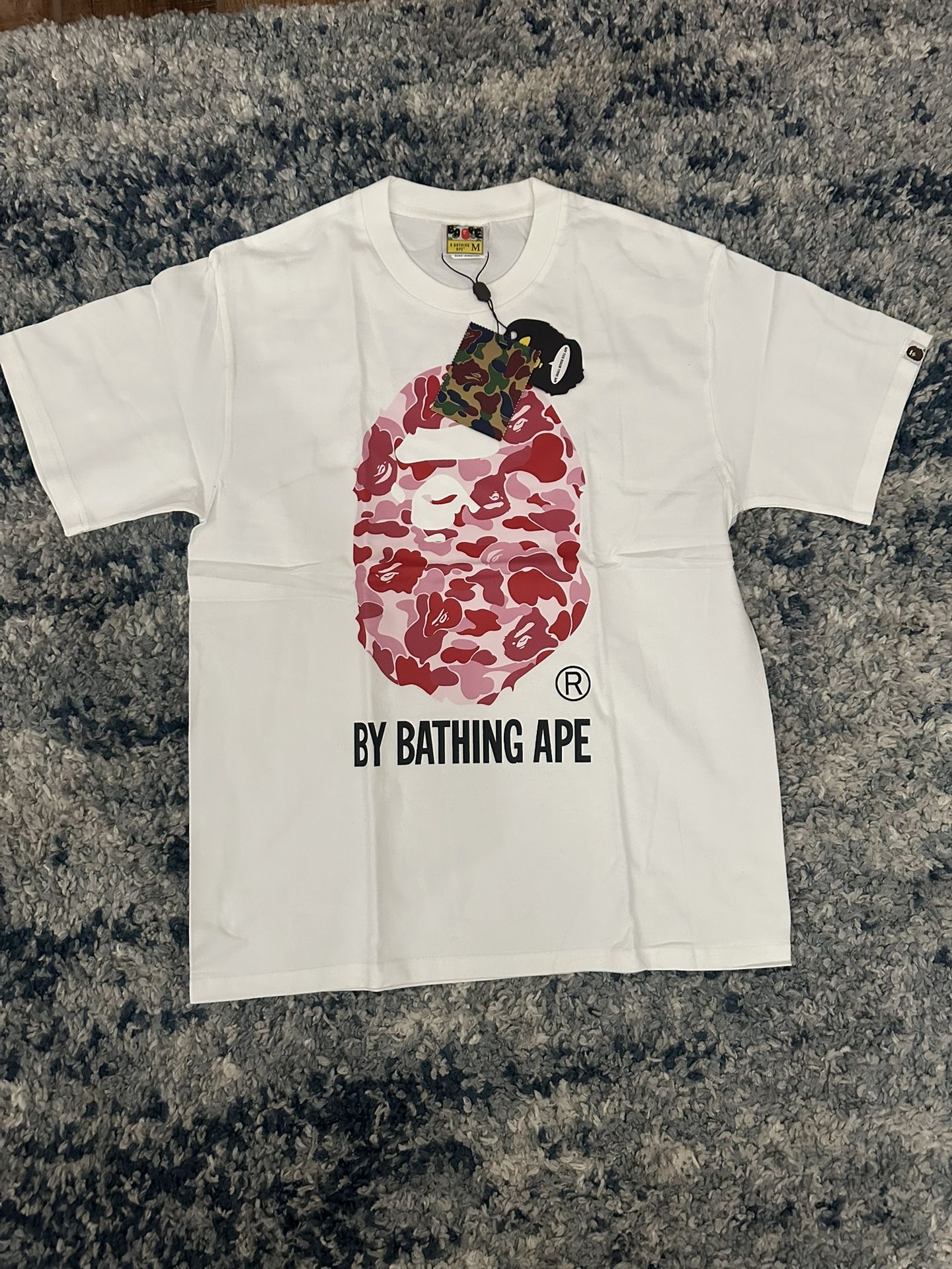 Pink camo BAPE tee