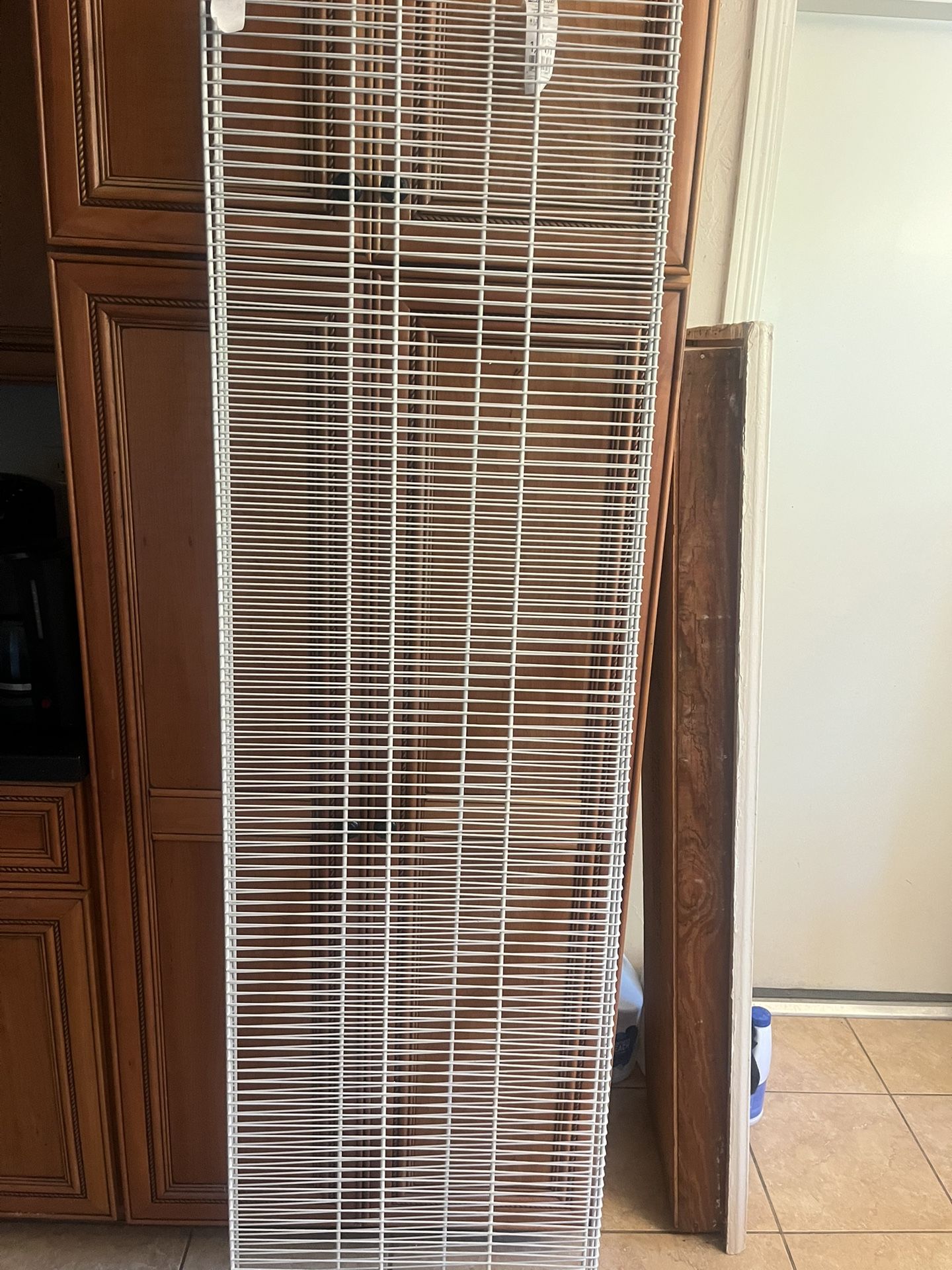 White Metal Shelving (new)